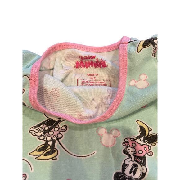 Disney‎ Minnie Mouse Short Sleeve & Pants Set of 2 Toddler Girl Pajama Sets - Picture 12 of 16
